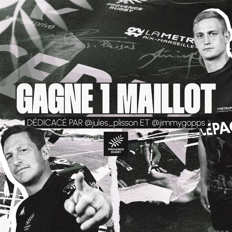 Tentez de gagner un maillot dédicacé par Jules Plisson et Jimmy Gopperth !
